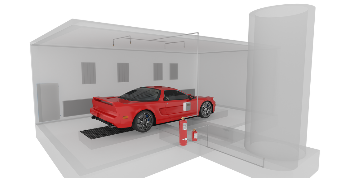 Industrial Fire Suppression Systems for Paint Booths